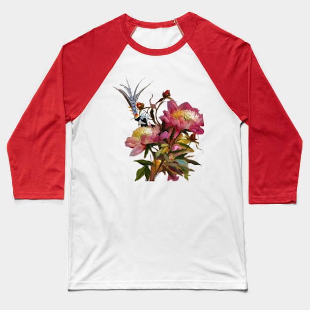 flowers art Baseball T-Shirt by Dilhani